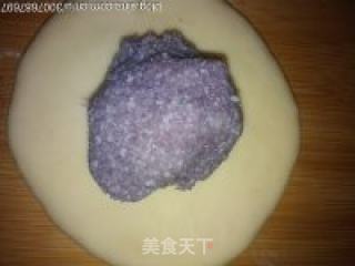 紫薯椰蓉花式面包的做法步骤：5