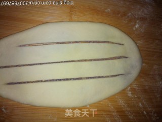 紫薯椰蓉花式面包的做法步骤：7