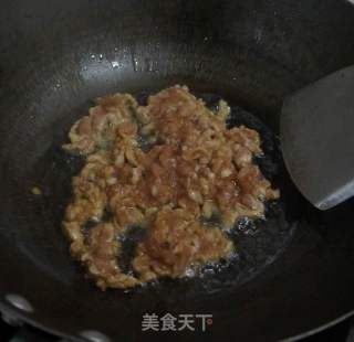 肉末炒青豆的做法步骤：3