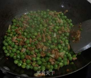 肉末炒青豆的做法步骤：7