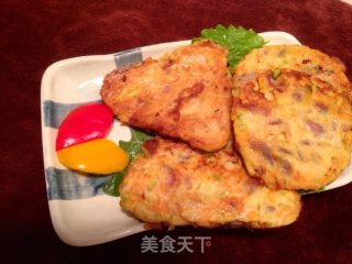 蔬菜煎饼的做法步骤：3