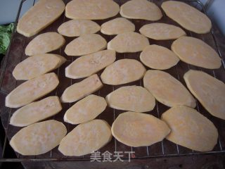 烤山芋片的做法步骤：1