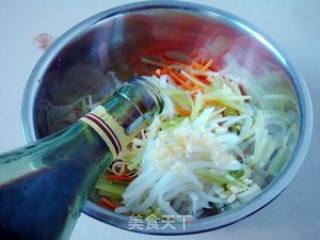 白菜拌豆腐丝的做法步骤：5