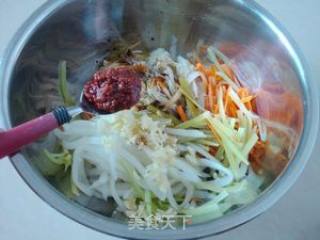 白菜拌豆腐丝的做法步骤：6