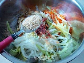 白菜拌豆腐丝的做法步骤：8