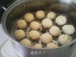 萝卜干肉馅包的做法步骤：11