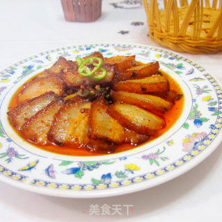 油辣东坡肉的做法步骤：8