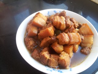 八爪鱼炖肉的做法步骤：4
