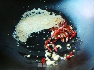 椒油芝麻空心菜的做法步骤：5