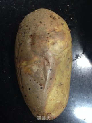 培根芝士焗土豆的做法步骤：4