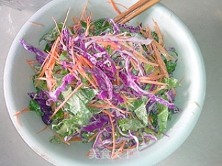 蔬菜沙拉春卷的做法步骤：7