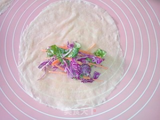 蔬菜沙拉春卷的做法步骤：9