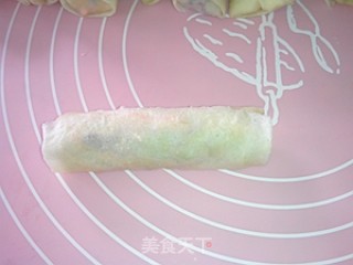 蔬菜沙拉春卷的做法步骤：12