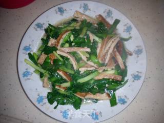 韭菜炒豆干的做法步骤：5