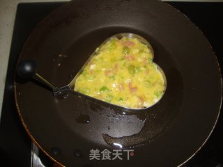 美味美丽蔬菜鸡蛋饼的做法步骤：6