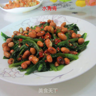 花生米拌莴叶的做法步骤：9