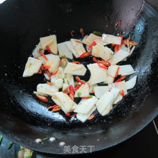 小炒白薯片的做法步骤：3