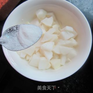 辣椒粉拌萝卜的做法步骤：3