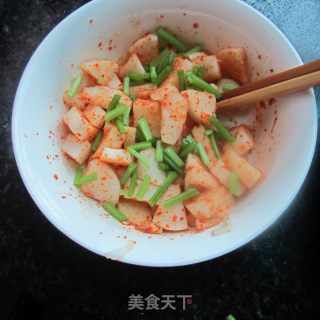 辣椒粉拌萝卜的做法步骤：9