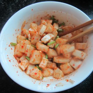 辣椒粉拌萝卜的做法步骤：11