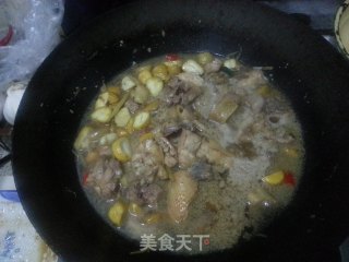 板栗焖鸡的做法步骤：6