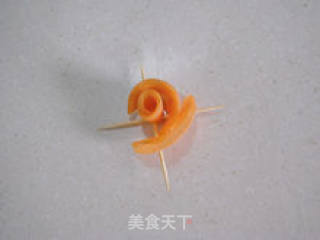 [胡萝卜玫瑰花] --- 精致盘饰的做法步骤：10
