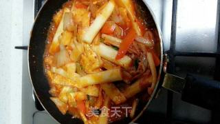 炒年糕的做法步骤：5