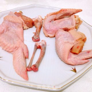 布袋鸡翅的做法步骤：2