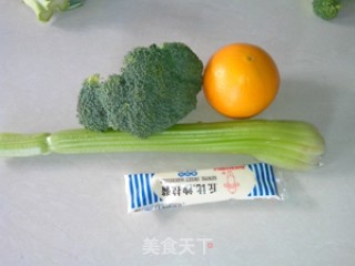 香橙蔬菜沙拉的做法步骤：1