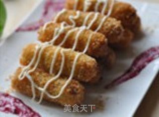 黄金蓝莓山药的做法步骤：13