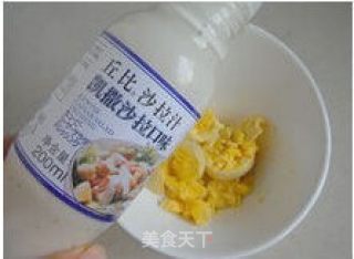 蛋黄沙拉的做法步骤：6