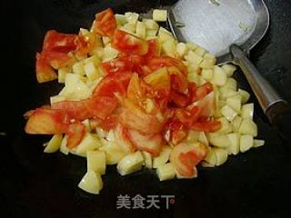 老妈的味道---------【番茄土豆疙瘩汤】的做法步骤：5