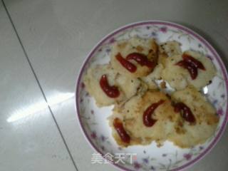 豆渣饼的做法步骤：3