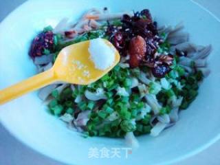 鸡枞油拌杏鲍菇的做法步骤：6
