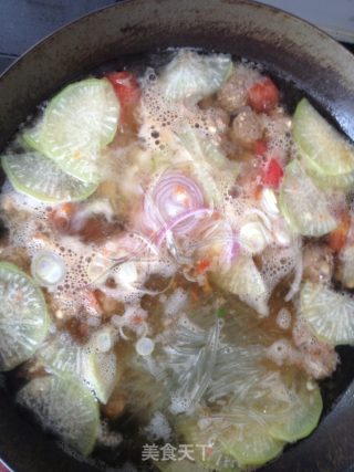 丸子汤新疆风味的做法步骤：6
