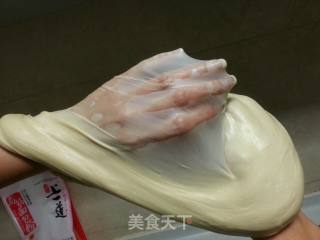 火腿披萨的做法步骤：1