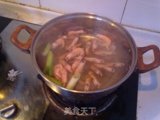 姜香白灼虾的做法步骤：5