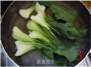 鸭掌扒冬菇的做法步骤：3