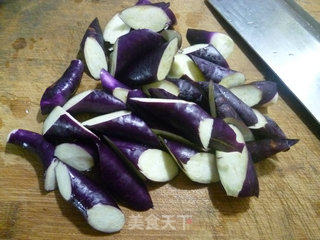 酱香茄子豆腐干的做法步骤：3