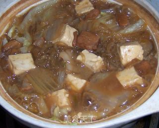 猪肉粉条炖白菜豆腐---冬天里餐桌上的温暖的做法步骤：15