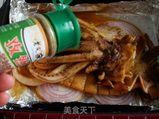 烤鱿鱼干的做法步骤：10