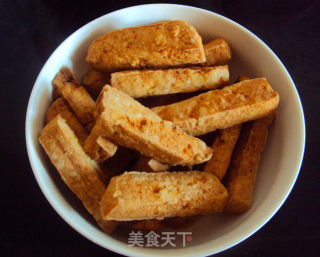 鱼香豆腐条的做法步骤：6