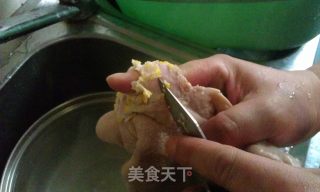 山药白果烩肚条的做法步骤：4