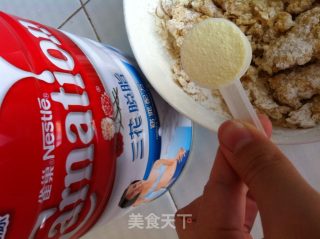 健康脱脂燕麦饼的做法步骤：5