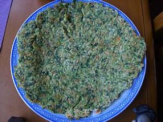 菠菜胡萝卜煎饼的做法步骤：7