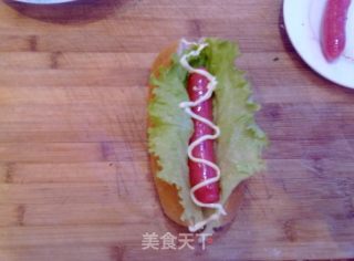热狗面包的做法步骤：6