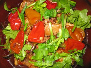 冬日暖胃砂锅泡椒兔肉的做法步骤：9