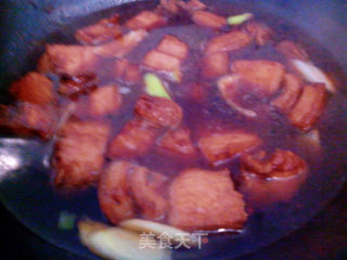 红烧肉炖地瓜的做法步骤：11