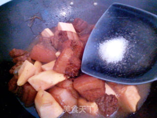 红烧肉炖地瓜的做法步骤：13