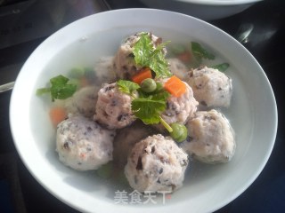 清水三鲜丸子的做法步骤：3